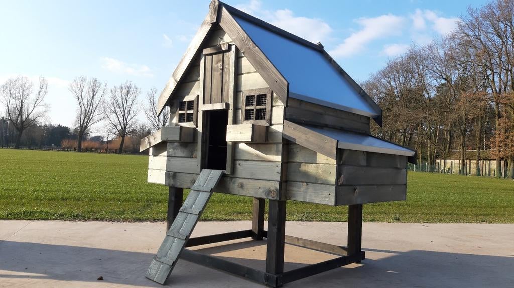 Duurzame Kippenhokken 2cm dik hout Kippenhoeve, Dieren en Toebehoren, Ophalen, Nieuw, Drinken en Voederen