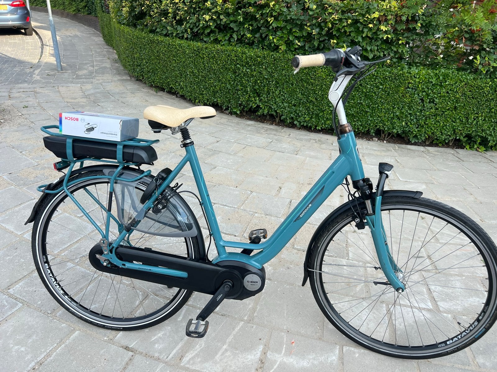 Batavus elektrische fiets met Bosch middenmotor, Fietsen en Brommers, Elektrische fietsen, 55 tot 59 cm, Ophalen, Zo goed als nieuw
