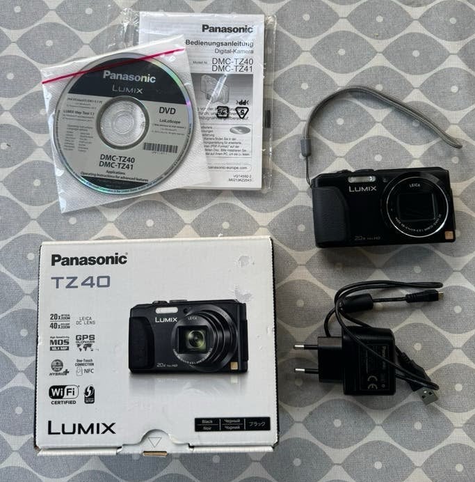 Panasonic Lumix TZ40 18MP 20x Zoom Leica GPS WiFi, Audio, Tv en Foto, Fotocamera's Digitaal, Gebruikt, 18 megapixels, Ophalen of Verzenden