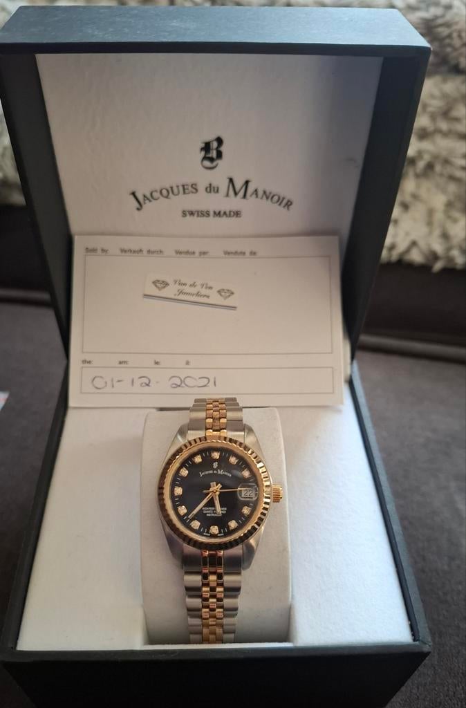 Jacques du Manoir dames horloge, Ophalen of Verzenden, Nieuw, Staal, Overige merken