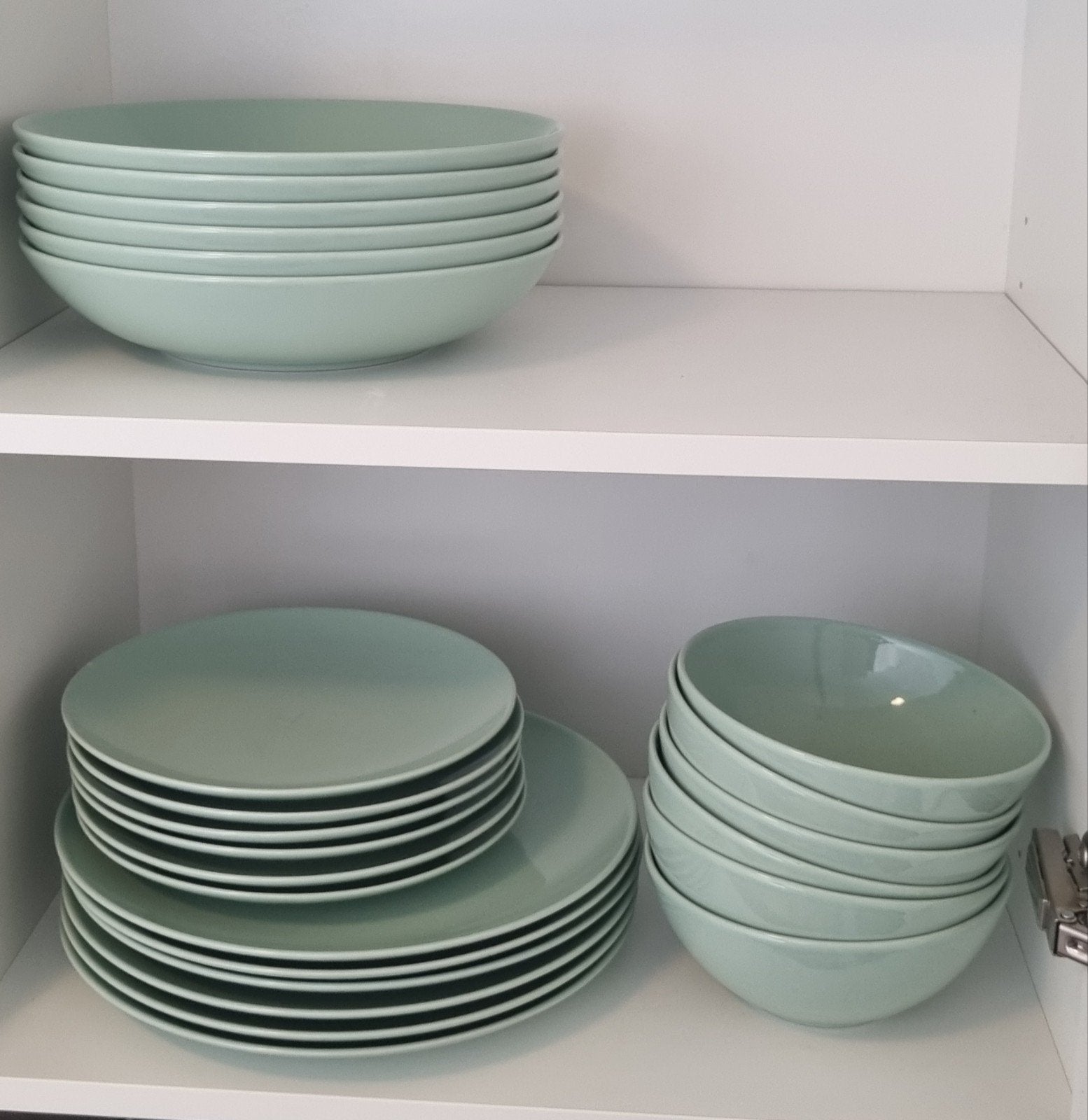 servies set 24 delig groen, Ophalen, IKEA, Zo goed als nieuw, Bord(en)