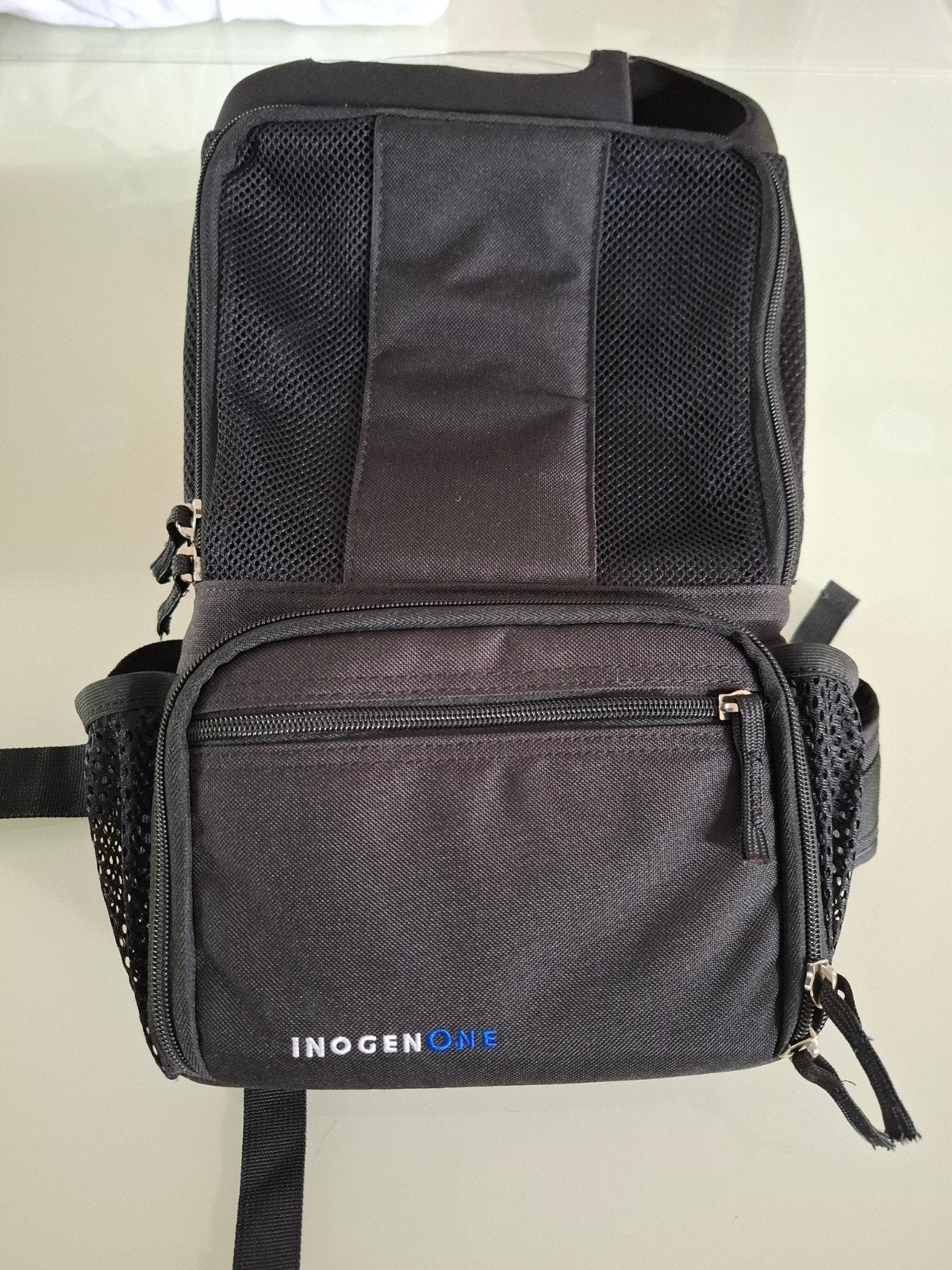 Rugzak Rugtas voor Inogen One G3 evt extra 8 cell batterij, Overige merken, Gebruikt, 25 tot 40 cm, Ophalen of Verzenden