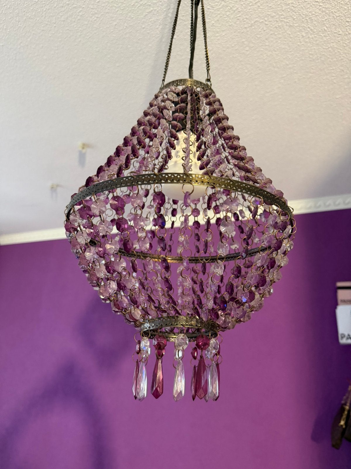 Hang lamp, Huis en Inrichting, Lampen | Kroonluchters, Ophalen of Verzenden, Zo goed als nieuw
