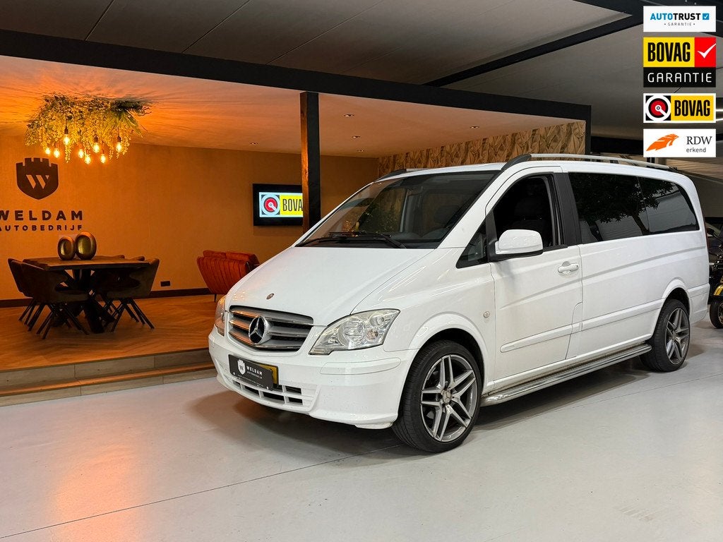 Mercedes-Benz Vito 113 CDI 320 Lang DC Nap|Camera|Airco|Trek, Auto's, Bestelauto's, Euro 5, Gebruikt, 4 cilinders, Wit