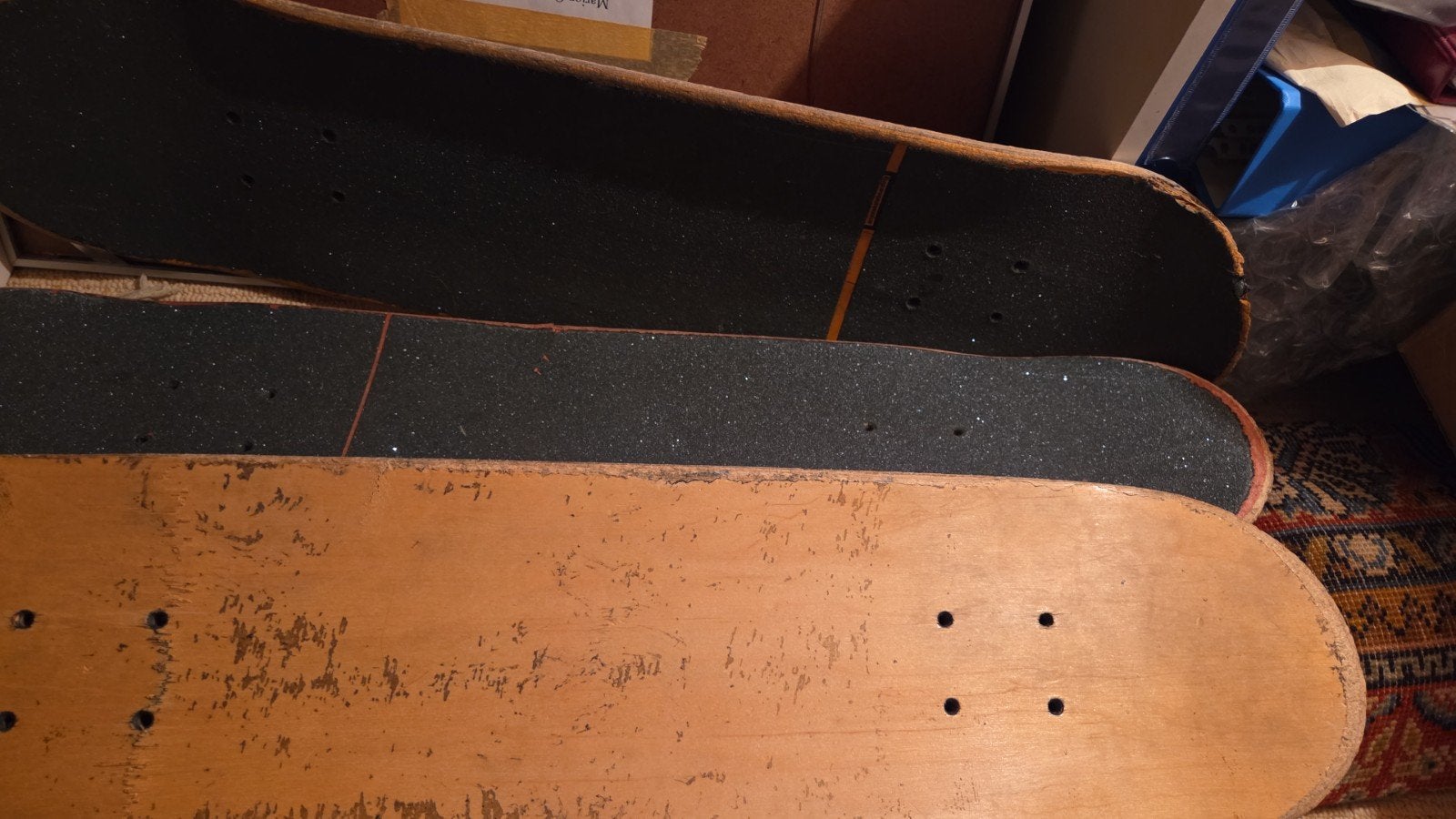 Skateboarden , alleen de planken, 1 als nieuw, 1 kaal en een, Ophalen, Gebruikt