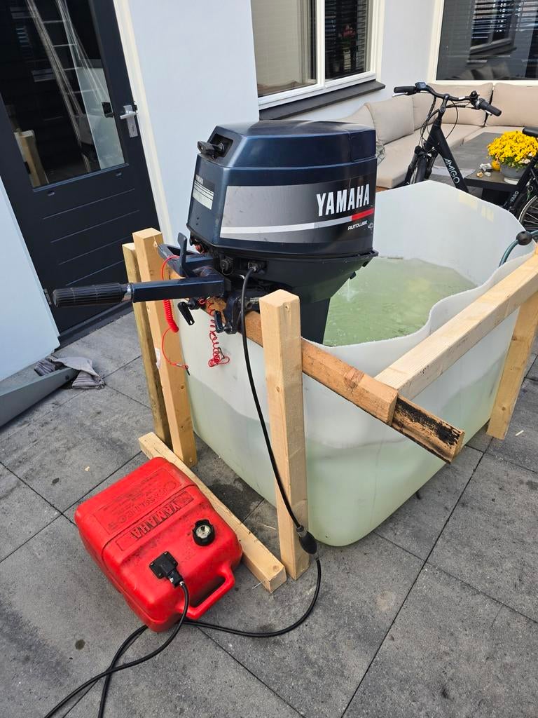 Yamaha 30pk 2takt autolube, Ophalen, Zo goed als nieuw, 30 pk of meer, Buitenboordmotor