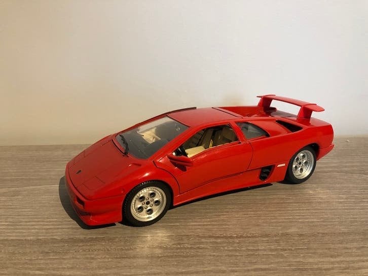 Lamborghini Diablo 1:18, Ophalen of Verzenden, Gebruikt, Auto, Bburago