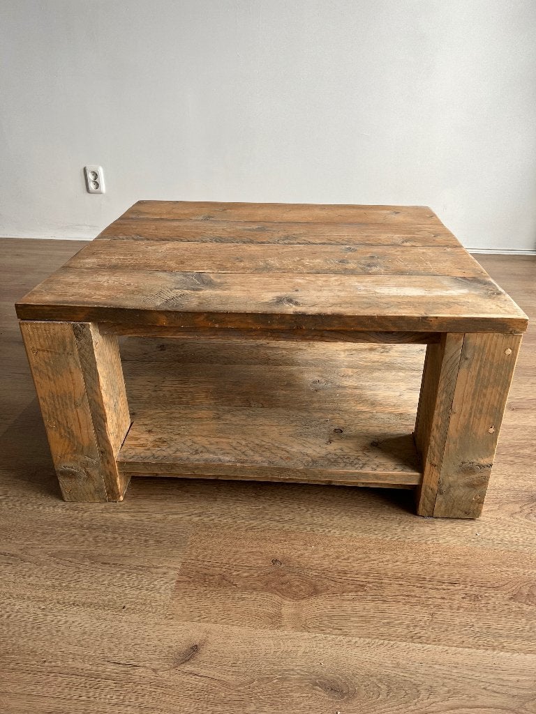 Leuke steigerhout tafel!!, Ophalen, Rechthoekig, 50 tot 100 cm