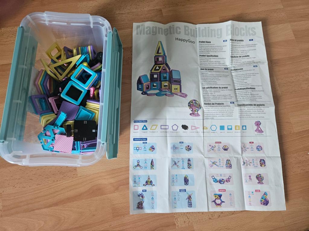 HappyGeo Magnetisch Bouwblokken Speelgoed, Ophalen, Gebruikt, Overige merken