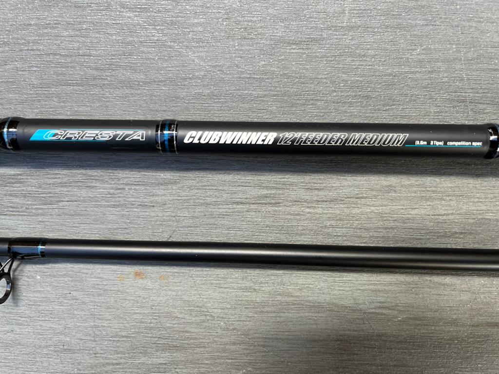 Spro Cresta Clubwinner 12 ft Feeder Medium 3.6 M, Ophalen of Verzenden, Zo goed als nieuw, Werphengel