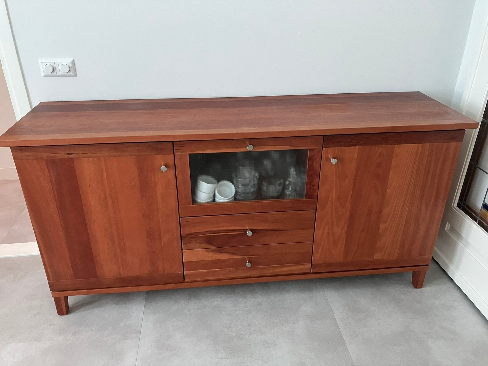 Dressoir kersenhout - Gratis op te halen, Ophalen, Zo goed als nieuw, 25 tot 50 cm, Kersenhout