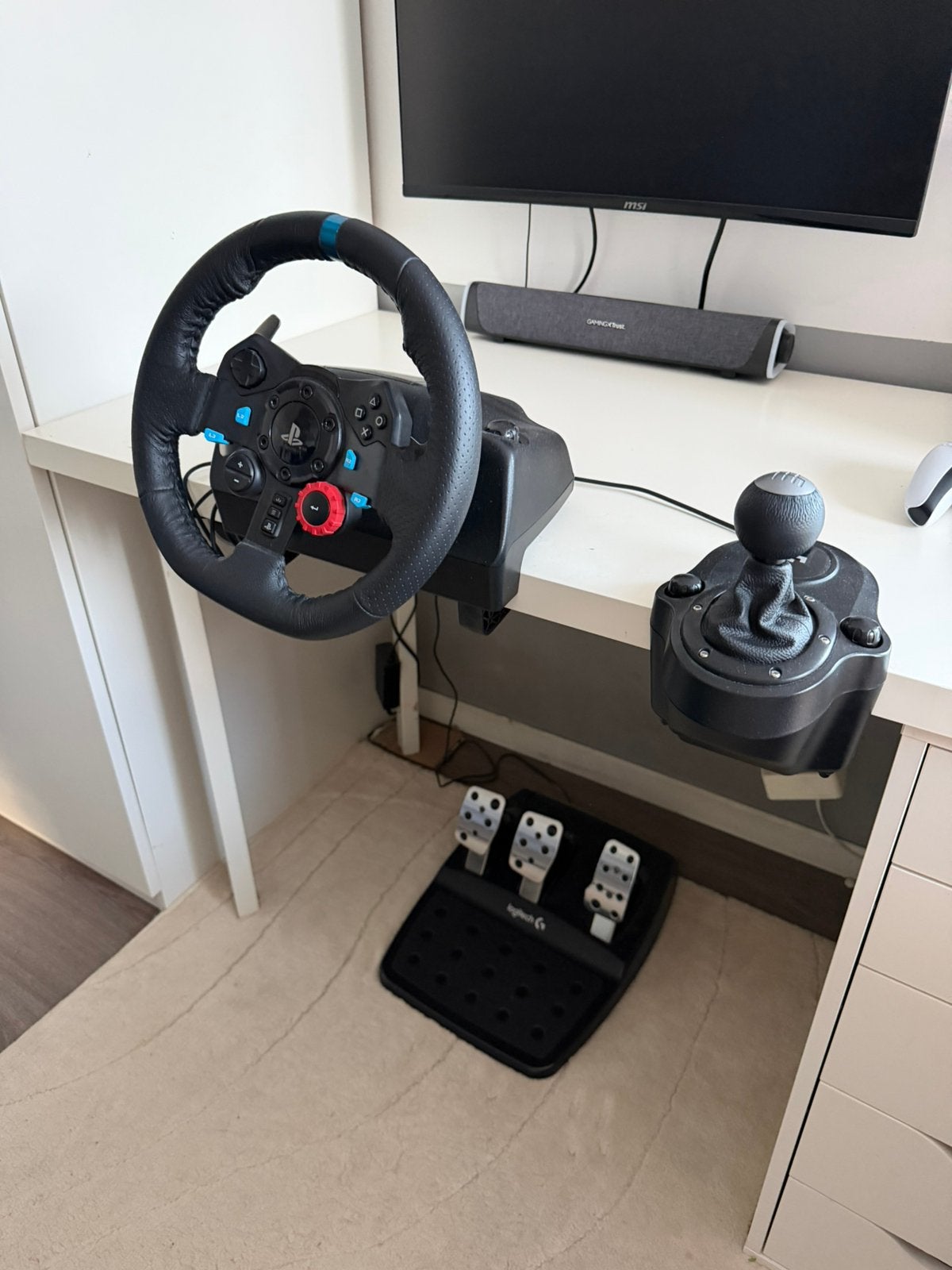 Logitech g29 met shifter, Spelcomputers en Games, Ophalen, Zo goed als nieuw