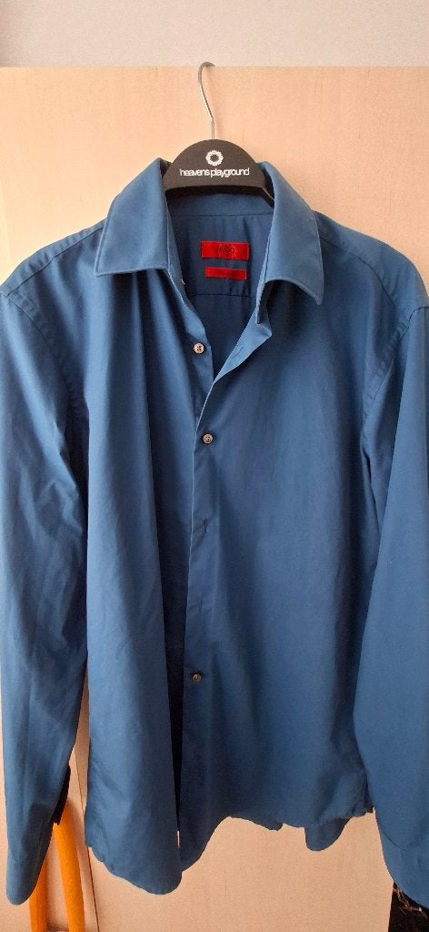 Hugo Boss overhemd, nieuw, Kleding | Heren, Overhemden, Blauw, Nieuw, Hugo Boss, Halswijdte 39/40 (M)