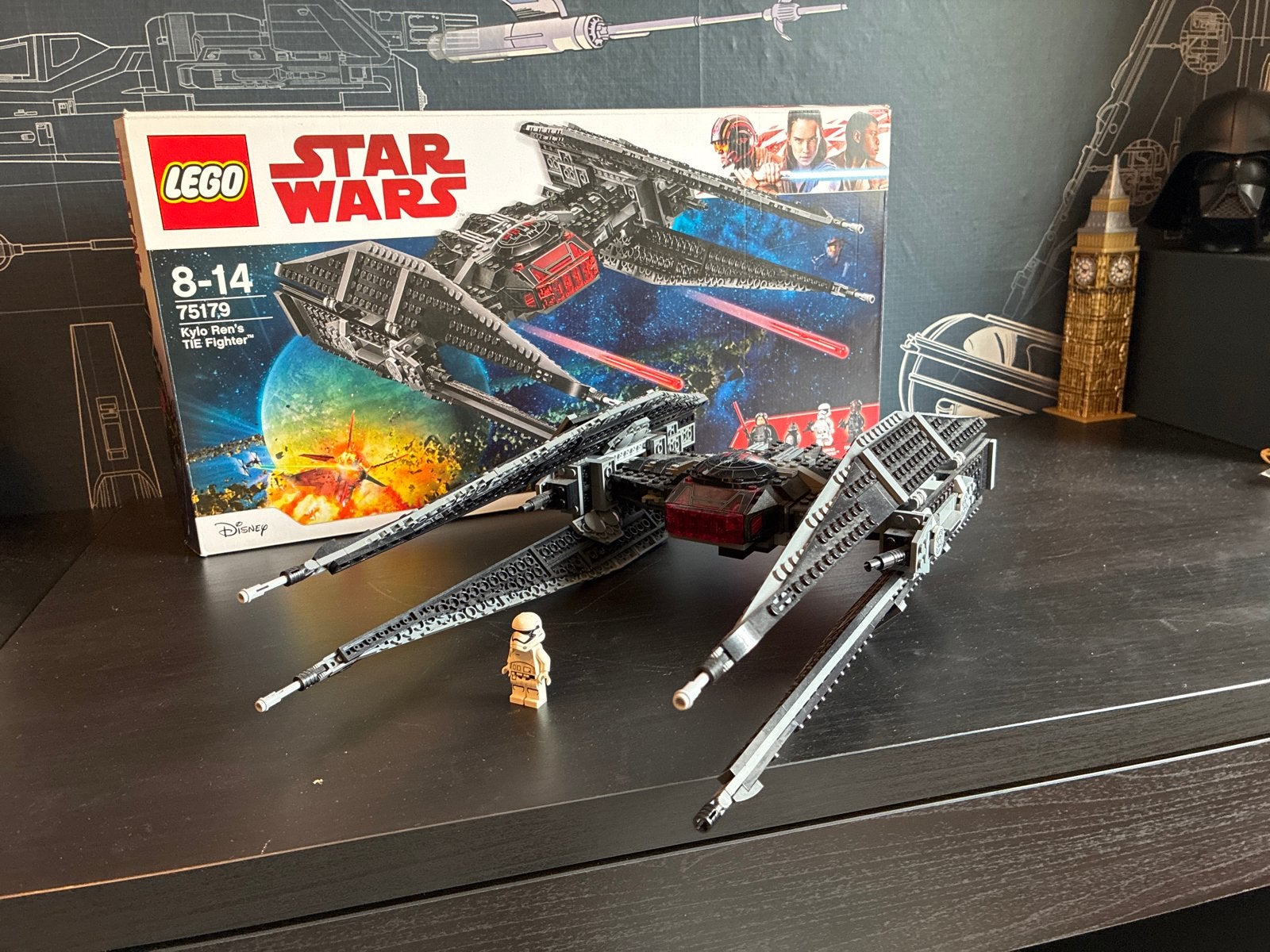 LEGO Star Wars 75179 Kylo Ren's TIE Fighter, Ophalen of Verzenden, Gebruikt