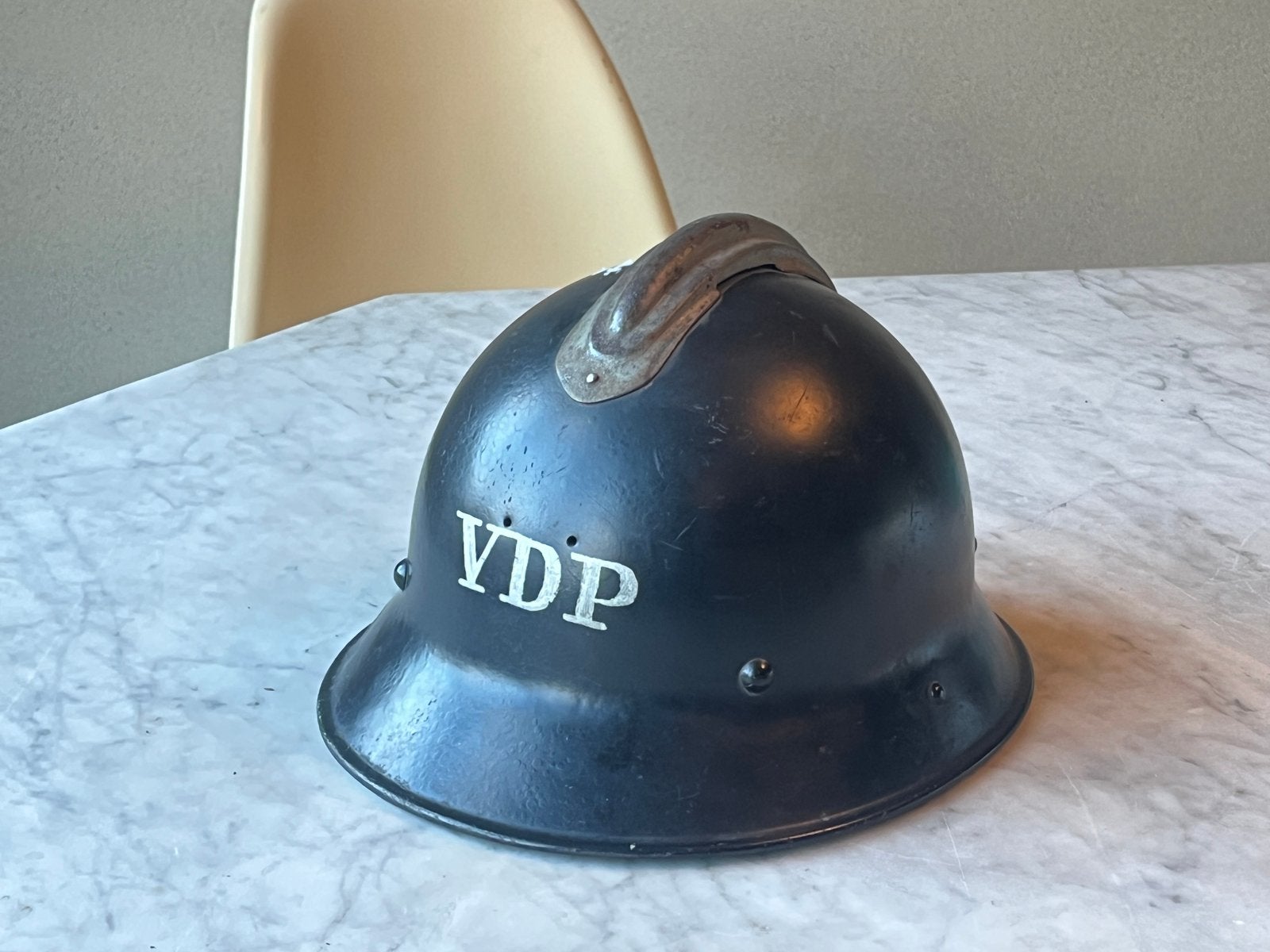 Adrian helm, Verzamelen, Ophalen of Verzenden, Landmacht, Nederland, Helm of Baret