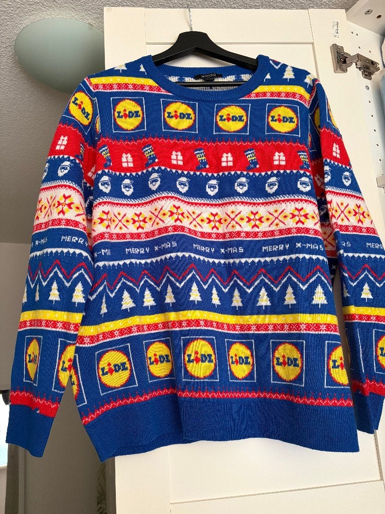 Lidl kersttrui L, Diversen, Kerst, Ophalen of Verzenden, Zo goed als nieuw