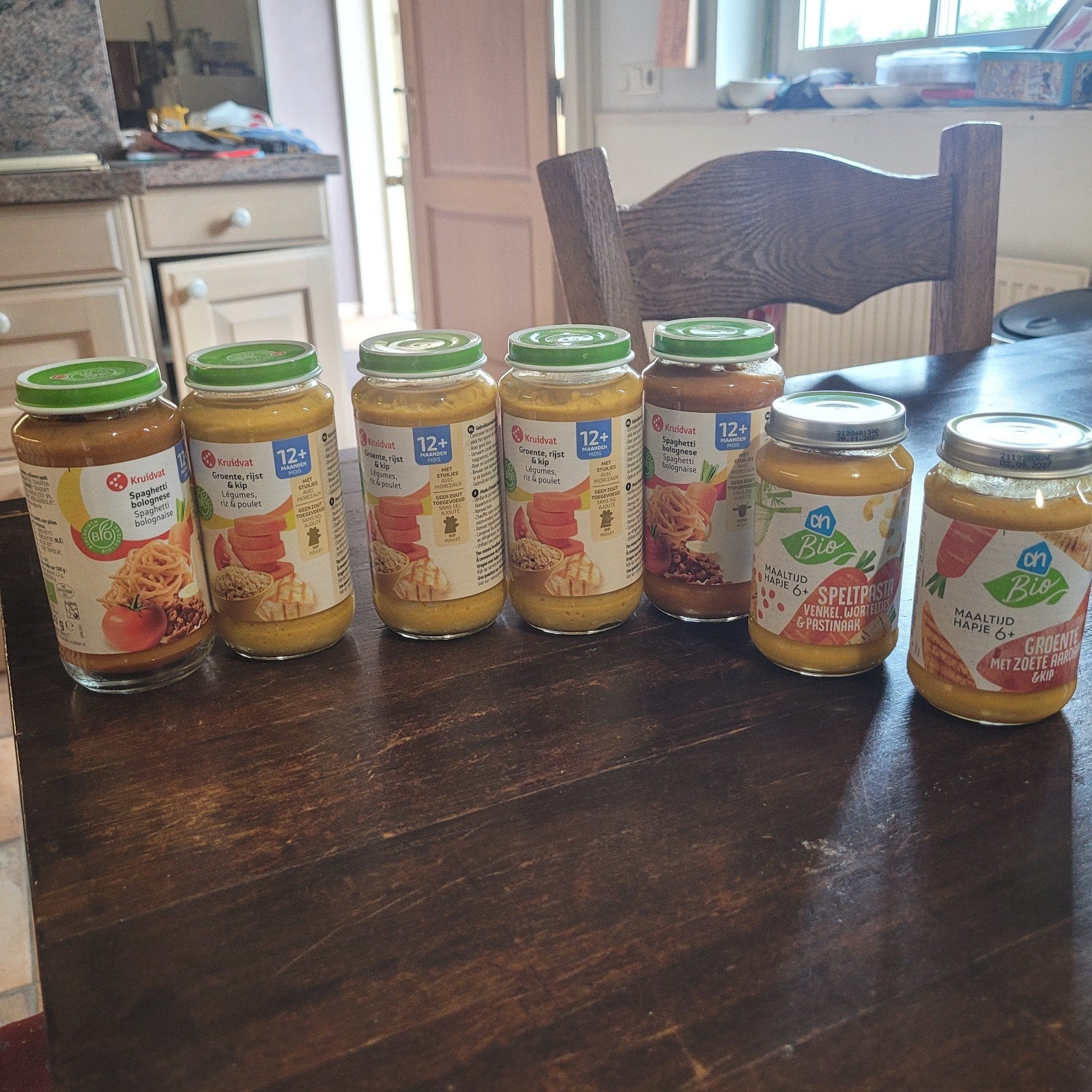 gratis babyvoeding potjes, Ophalen