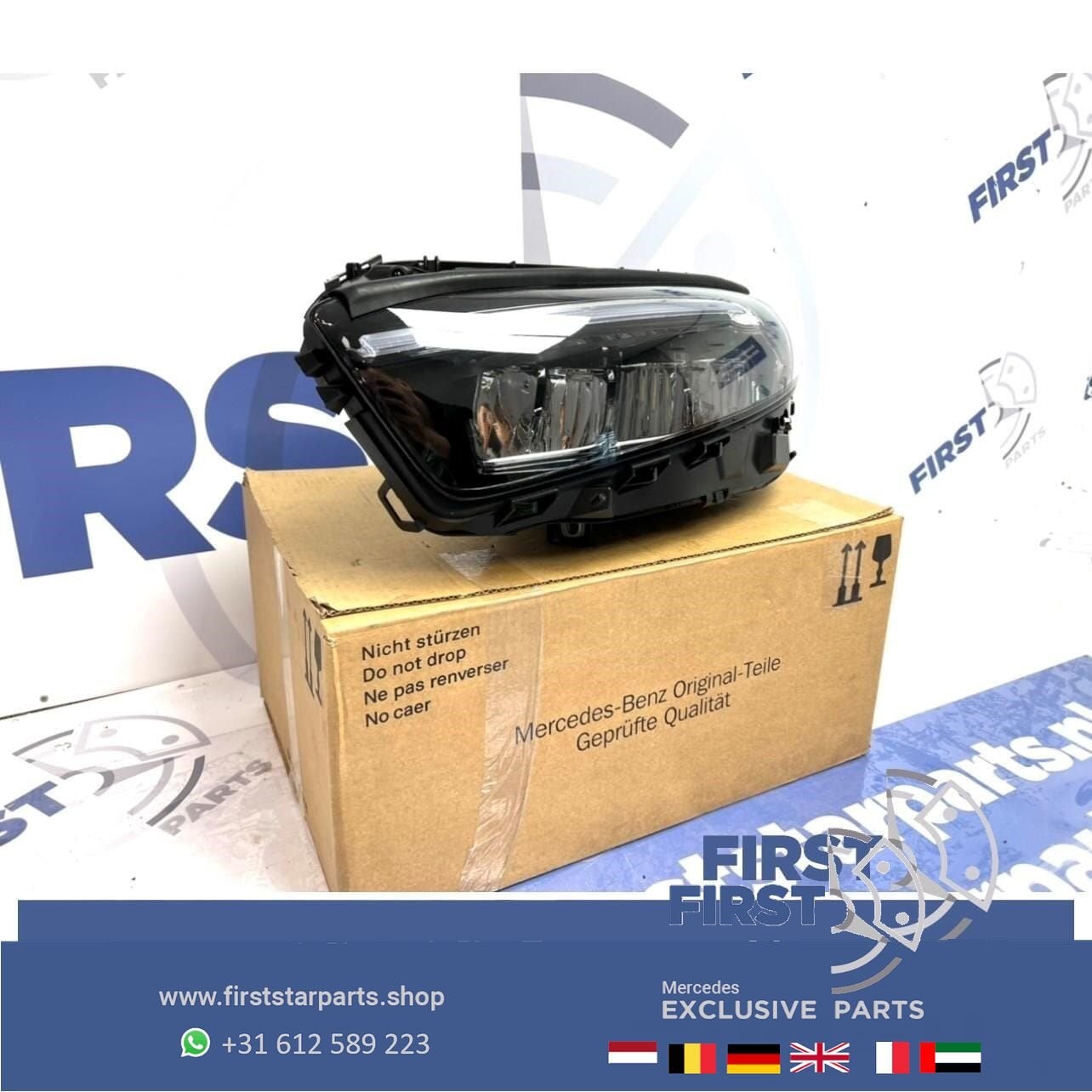 A1779065104 W177 FACELIFT A35 A45 AMG HALF LED KOPLAMP LINKS, Gebruikt, -, Ophalen of Verzenden, -