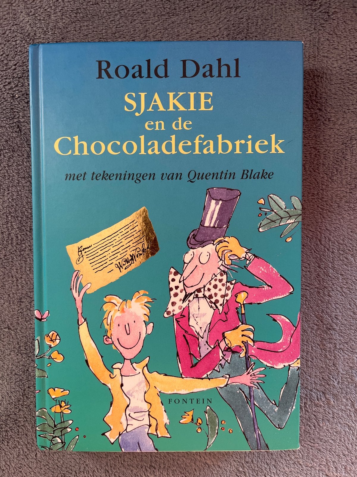 Sjakie en de Chocoladefabriek - Roald Dahl, Ophalen of Verzenden, Zo goed als nieuw, Fictie algemeen