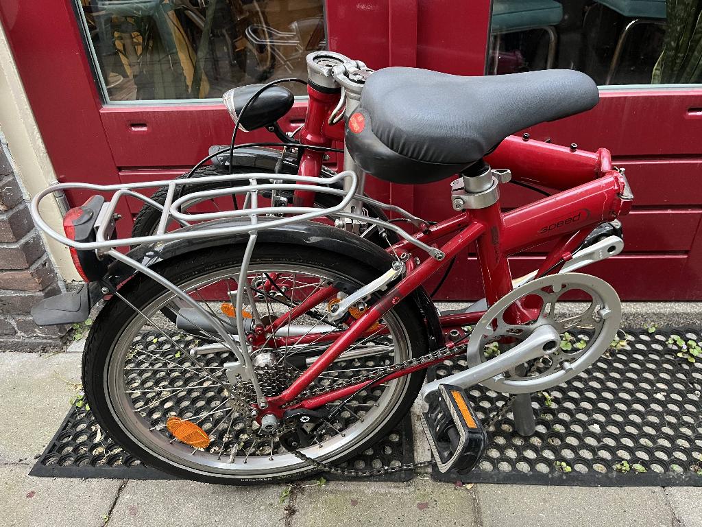 Dahon speed vouwfiets +versnellingen +defect daarom t.e.a.b., Fietsen en Brommers, Fietsen | Vouwfietsen, Ophalen, 20 inch of meer