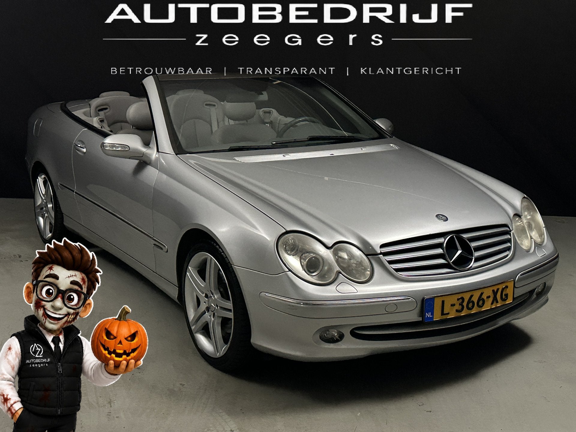 Mercedes-Benz CLK-Klasse 320 Cabriolet AMG *Automaat*Navi*Ca, Automaat, Achterwielaandrijving, Gebruikt, Cabriolet