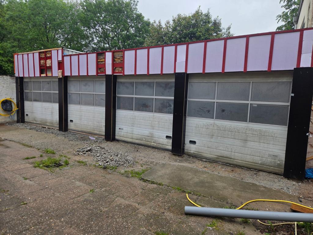 4x Garagedeuren / roldeuren/ overheaddeuren- Diverse Maten, Gebruikt, 200 cm of meer, Wit, Ophalen of Verzenden