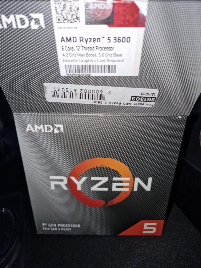 AMD Ryzen 5 3600 Processor - 6 Cores, 12 Threads, Computers en Software, Processors, Ophalen, 6-core, Gebruikt, AMD Ryzen 5