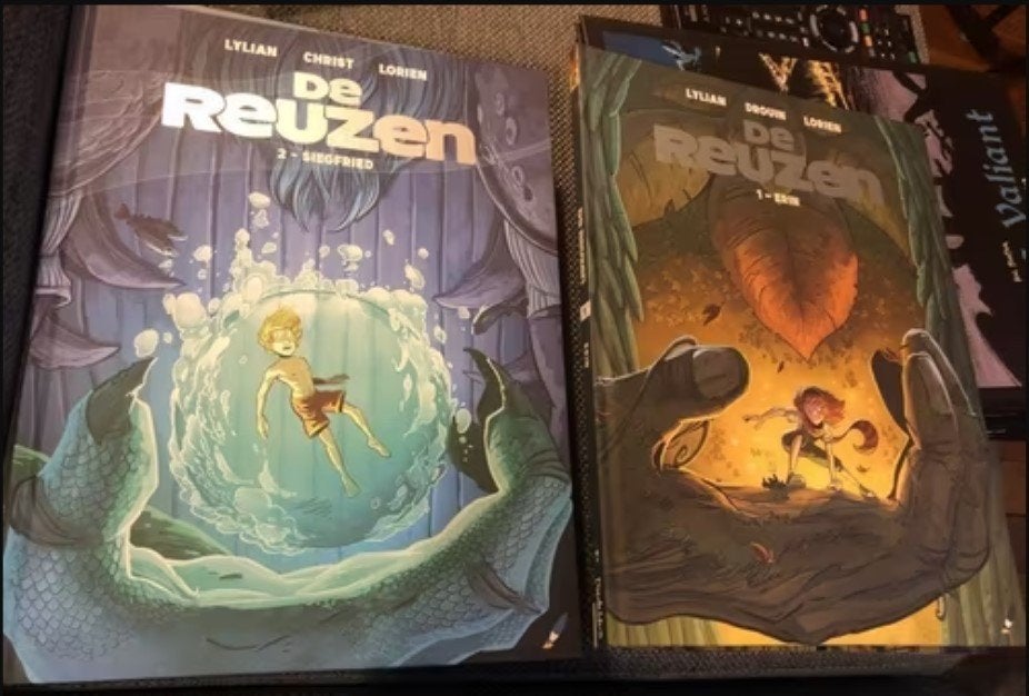 siegfried erin 2x de reuzen hardcover k2, Boeken, Meerdere stripboeken, Ophalen of Verzenden, Zo goed als nieuw