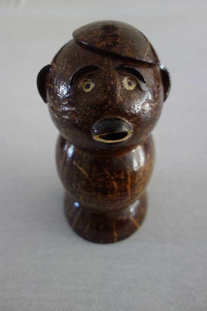 Beeld figuur cocosnoten, Verzamelen, Ophalen of Verzenden, Zo goed als nieuw, Mens