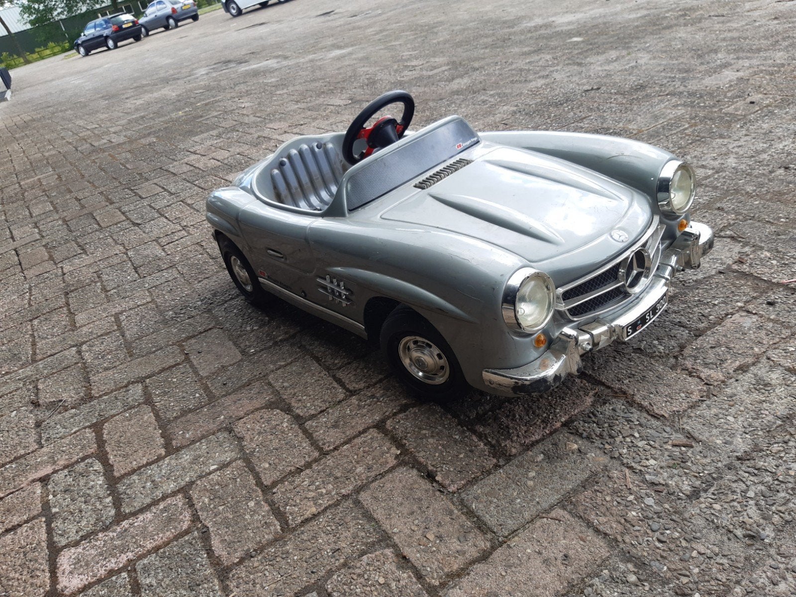 Mercedes-Benz 300 SL Electrische auto voor Kinderen Decorati, Ophalen of Verzenden, Gebruikt