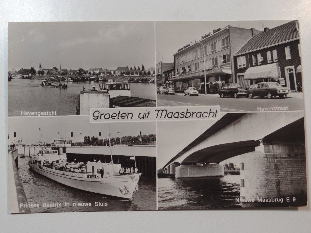 groeten uit Maasbracht, Verzenden, 1960 tot 1980, Gelopen, Limburg