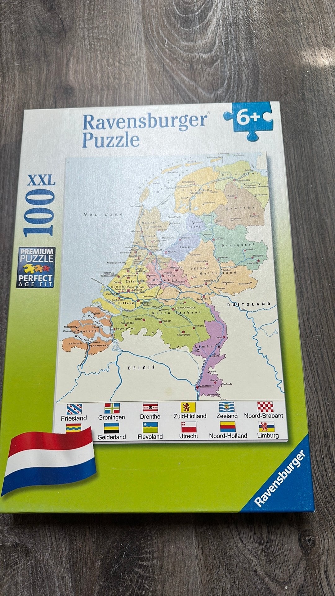 Ravensburger puzzel van nederland, Ophalen of Verzenden, Meer dan 50 stukjes, Zo goed als nieuw, 6 jaar of ouder