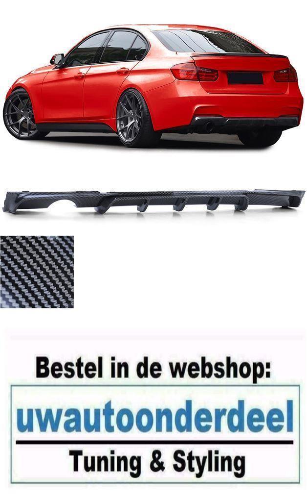 Diffuser Carbon Look Enkel Uitlaat Voor Bmw 3 serie F30 M Pa