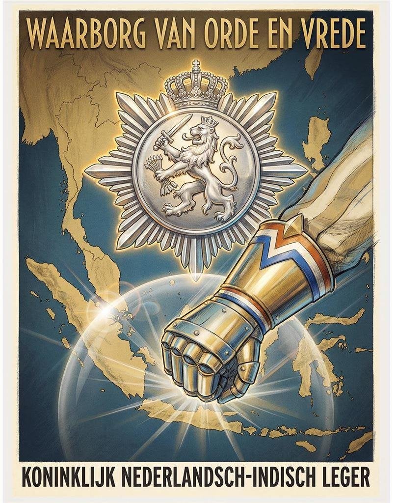 KNIL Propaganda Print Poster