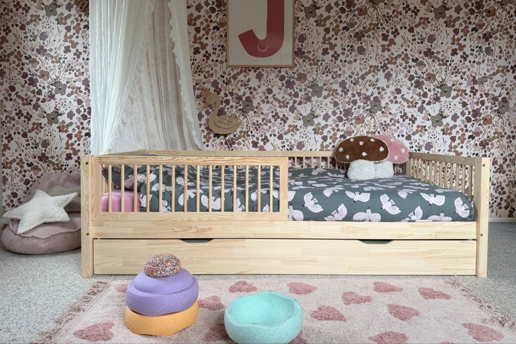 NIEUW IN DOOS! Kinderbed TOMMY 90x200 - Petit Puk, 85 tot 100 cm, Nieuw, 180 cm of meer, Ophalen
