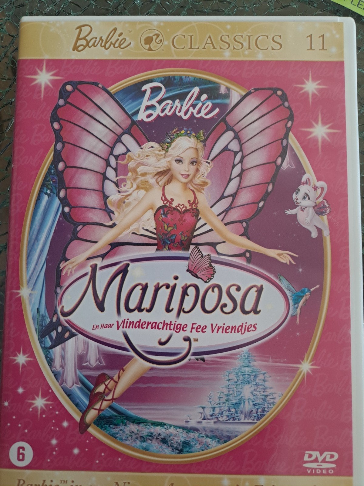 Barbie - mariposa (dvd), Alle leeftijden, Verzenden, Zo goed als nieuw