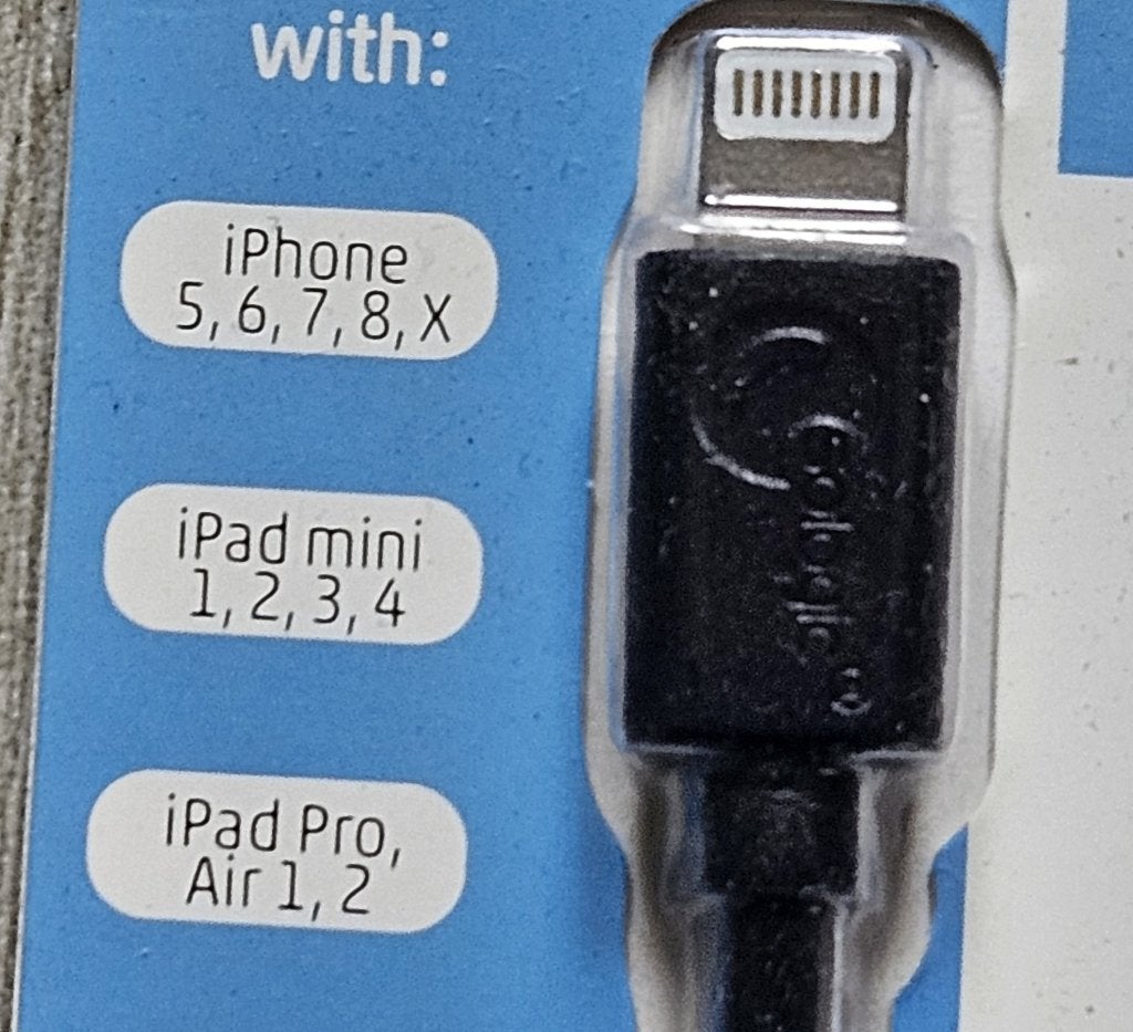 USB naar Lightning kabel 2,5 m voor Apple iPhone en iPad, Ophalen of Verzenden, Nieuw, Oplaadkabel, Apple