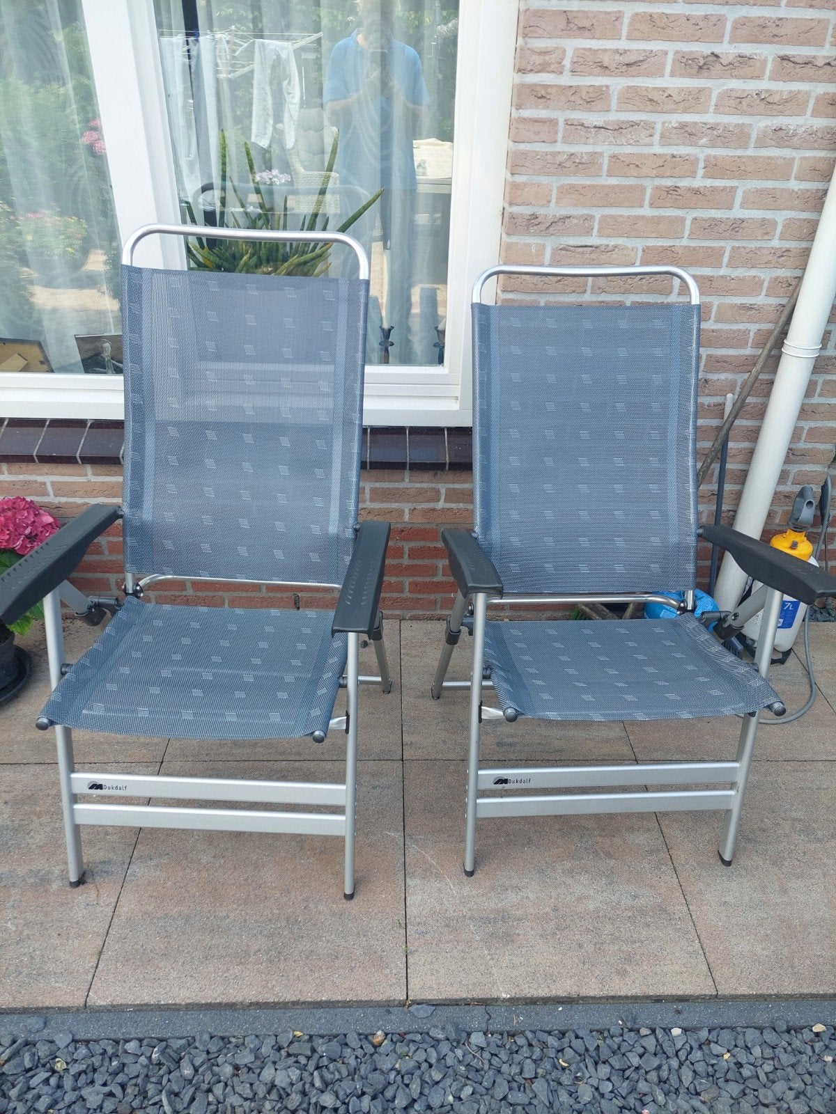 Dukdalf campingstoelen, Caravans en Kamperen, Ophalen