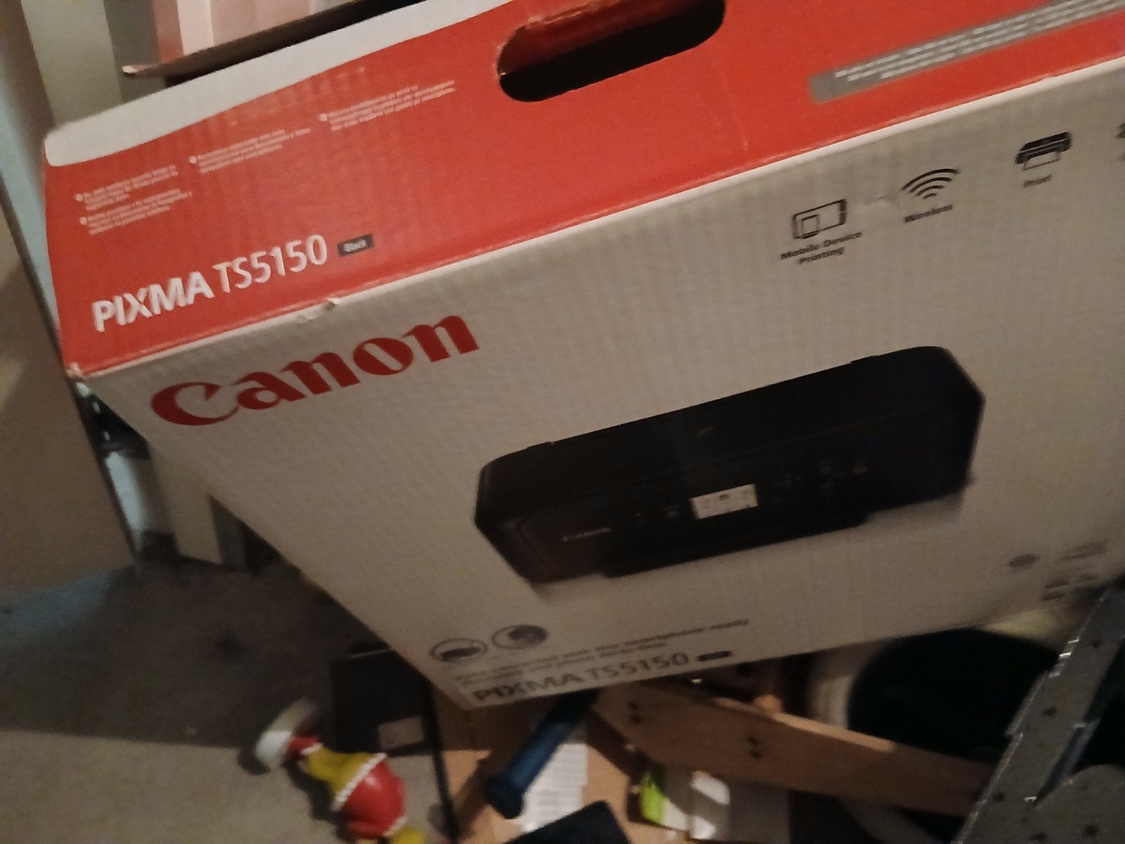 Canon PIXMA TS5150 All-in-One Printer Zwart, Ophalen, Canon, Inkjetprinter, All-in-one