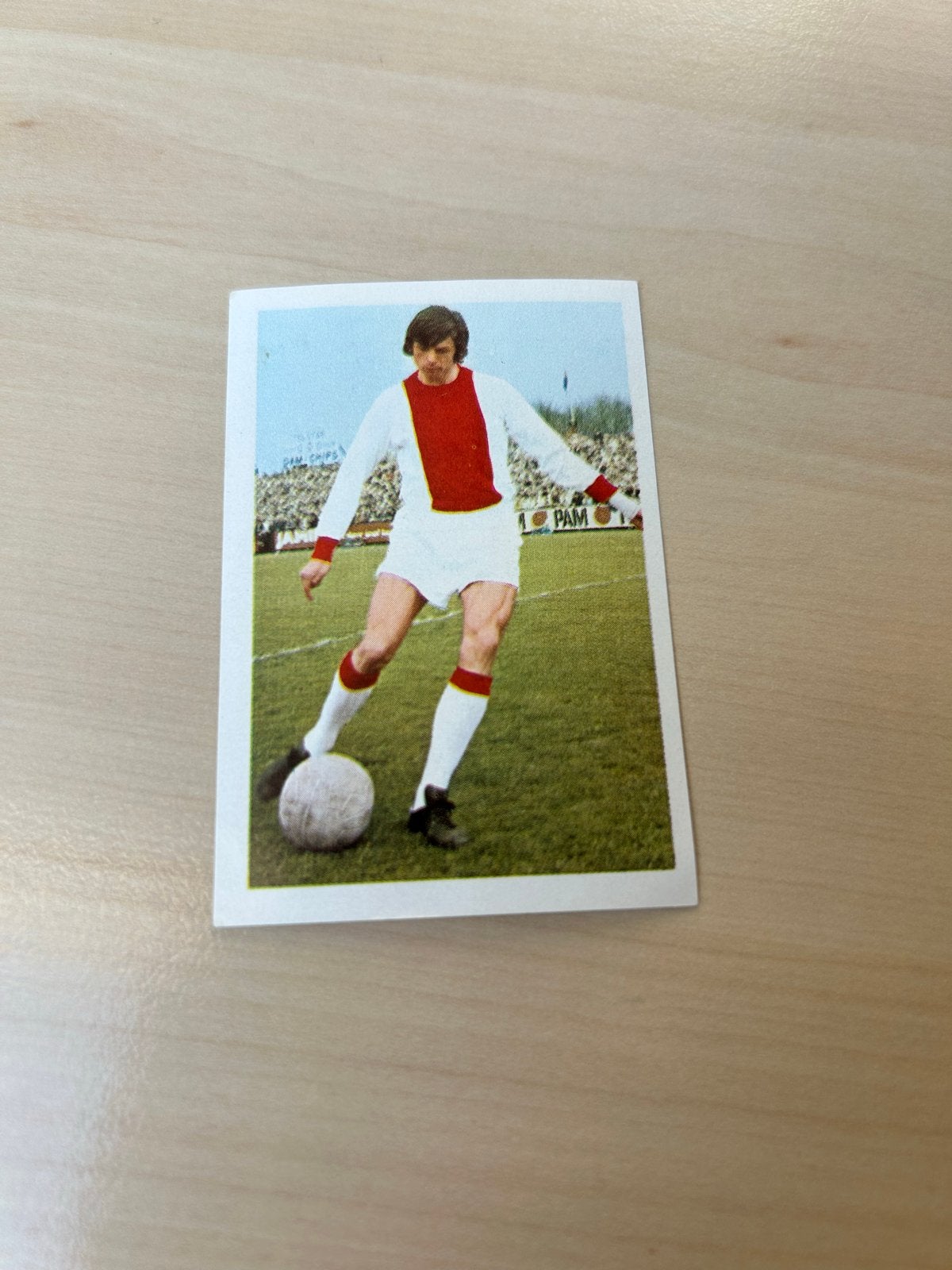 Voetbalplaatje Wim Suurbier Ajax Vanderhout, Ophalen of Verzenden, Zo goed als nieuw, Plaatje