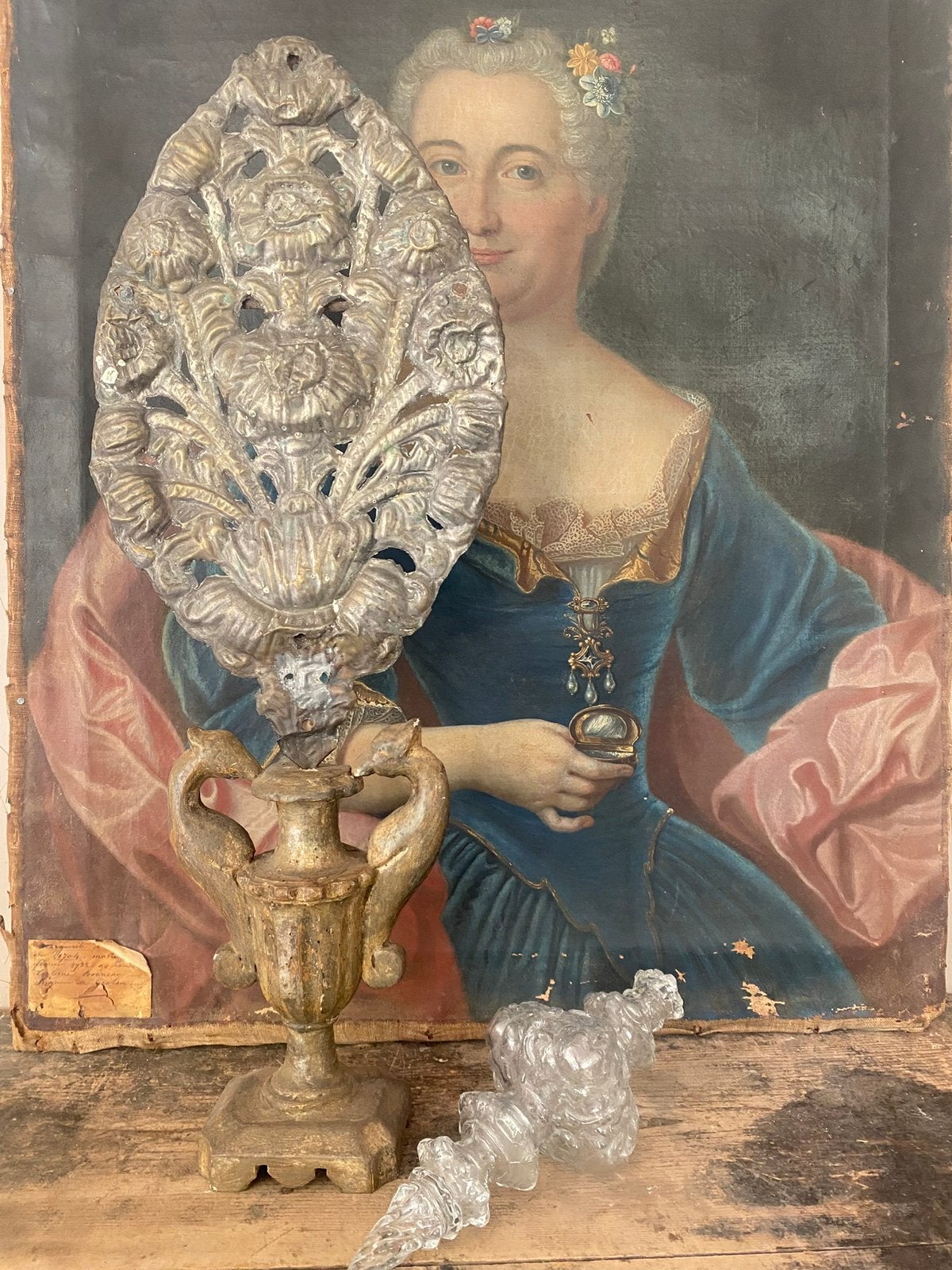 Antiek frans ornament, Ophalen of Verzenden