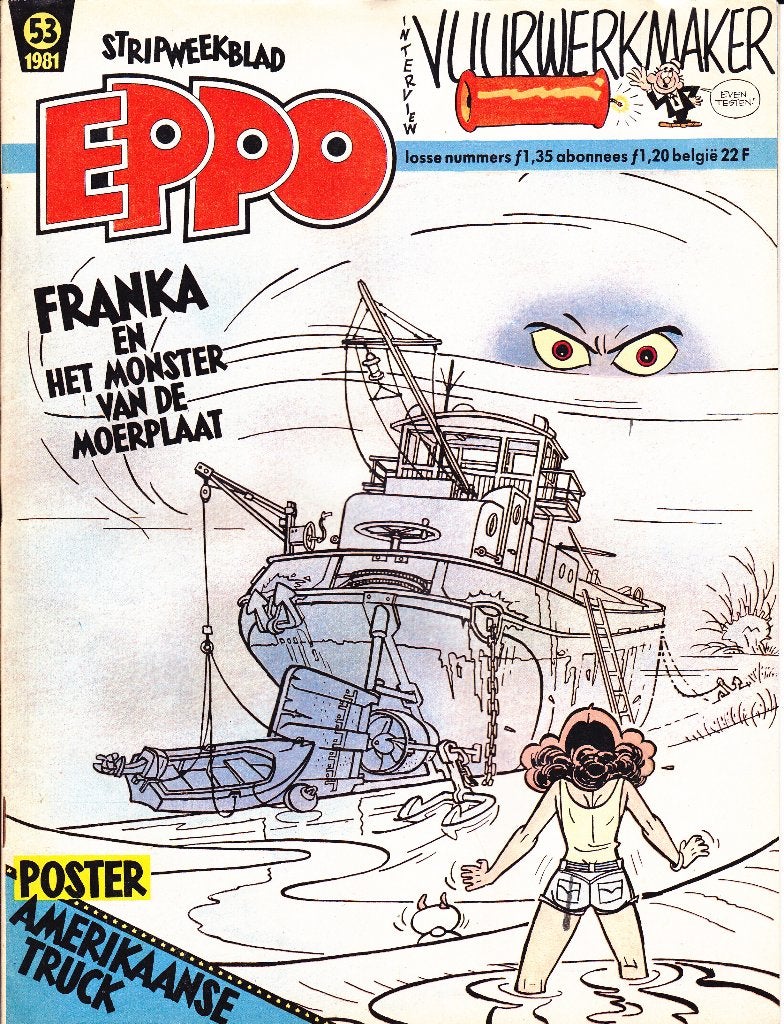 Weekblad Eppo 1981 (eerste reeks): nummers 51, 52 en 53, Boeken, Gelezen, Europa, Ophalen of Verzenden, Meerdere comics