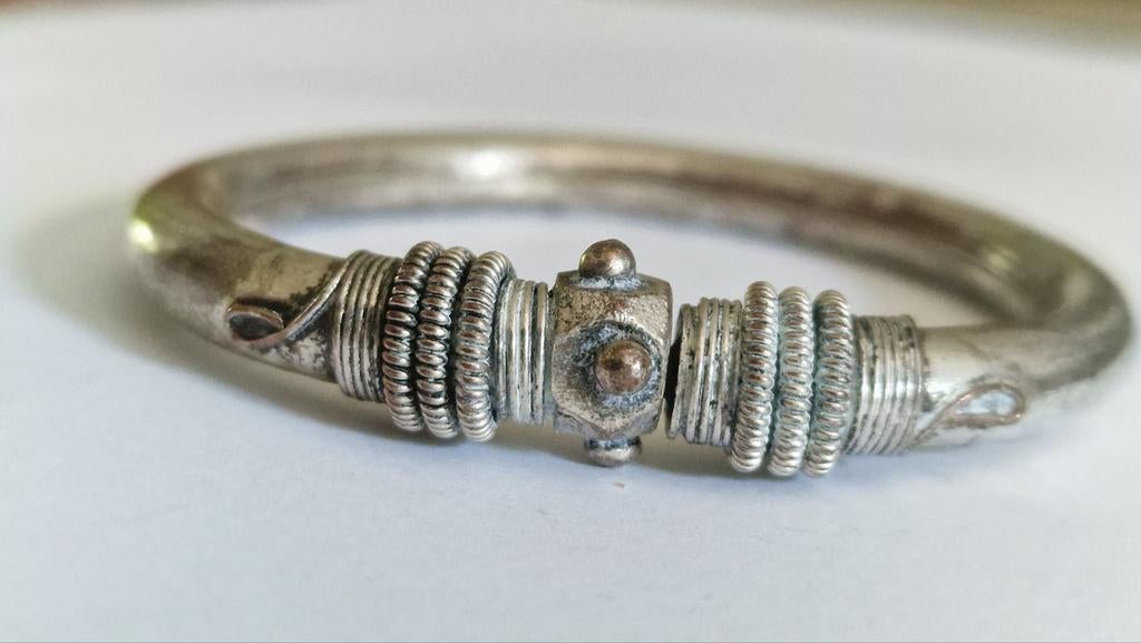Vintage armband, Sieraden, Tassen en Uiterlijk, Armbanden, Ophalen of Verzenden, Zo goed als nieuw, Zilver