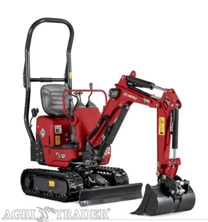 Elektrische minigraver te huur / huren / minigraver/ 1000 kg, Zakelijke goederen, Machines en Bouw | Kranen en Graafmachines, Elinmo