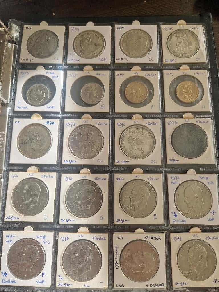 One dollar USA, Verzenden, Noord-Amerika, Losse munt