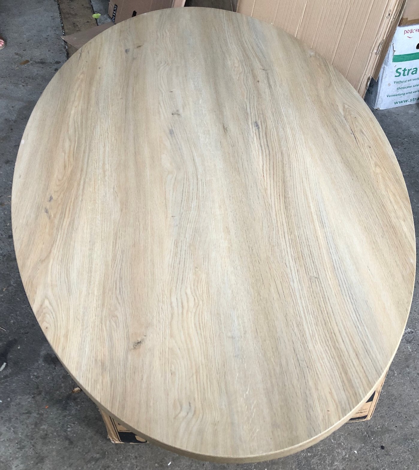 Tafelblad ovaal 180x100 cm, Huis en Inrichting, Tafels | Eettafels, Ophalen, Nieuw, 50 tot 100 cm, 150 tot 200 cm