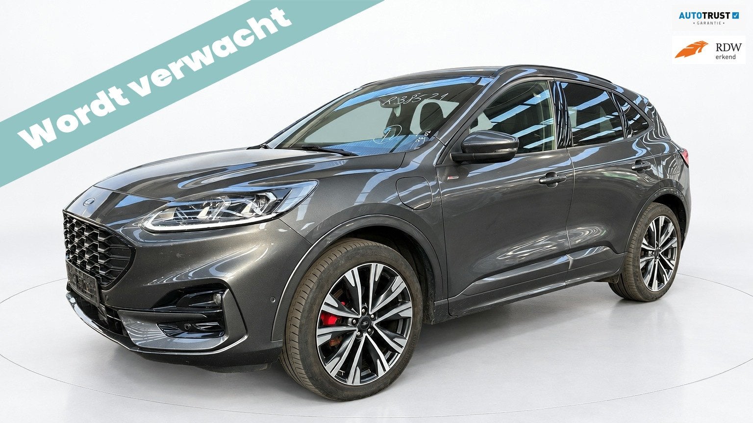 Ford Kuga 2.5 PHEV ST-Line X|Automaat|Adaptiv LED|Head Up|Pa, Auto's, Dealer onderhouden, Gebruikt, Zwart, 4 cilinders