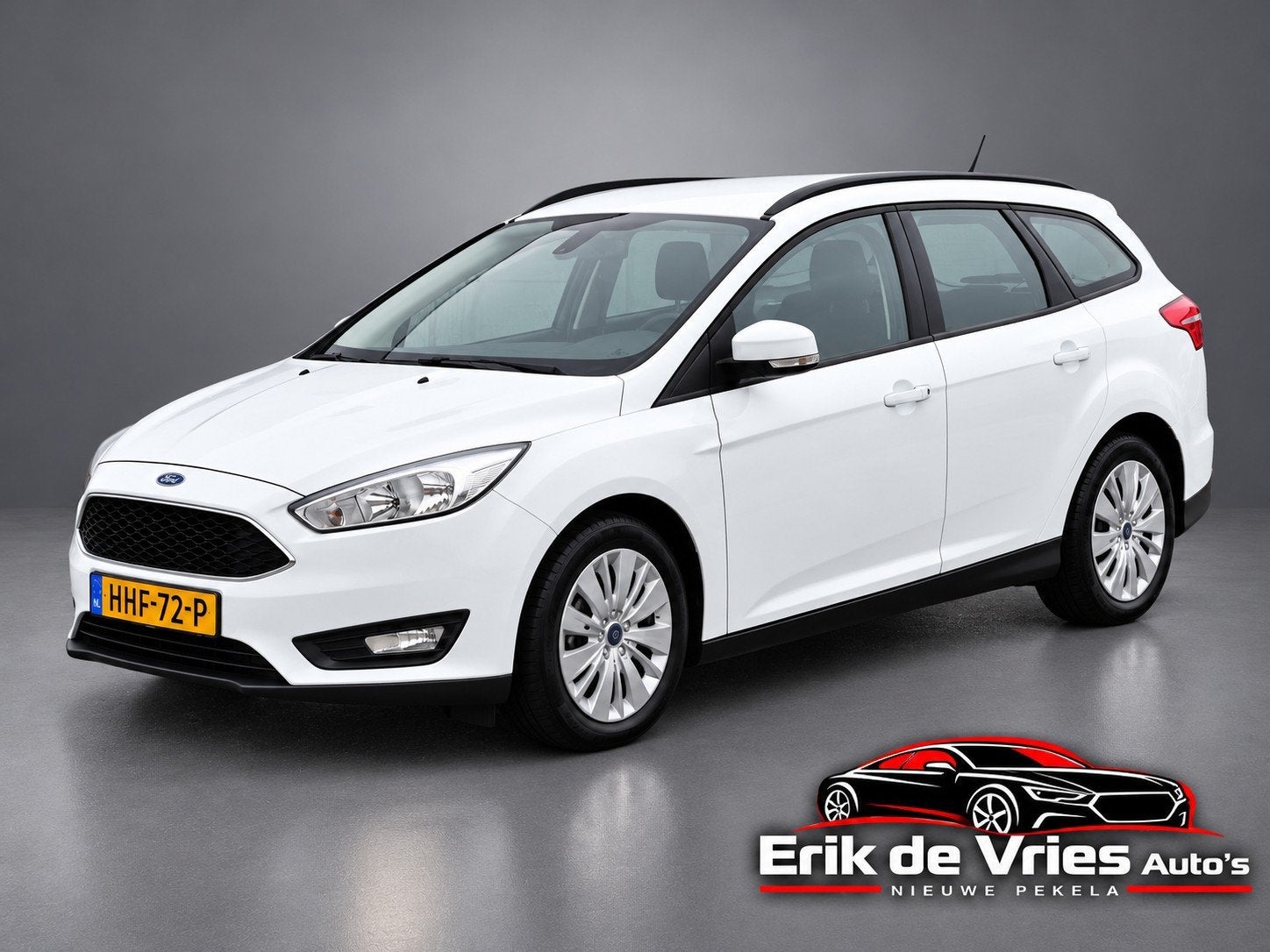 Ford Focus Wagon 1.0 Trend Navi , Cruise control., Auto's, Gebruikt, Wit, Handgeschakeld, 999 cc