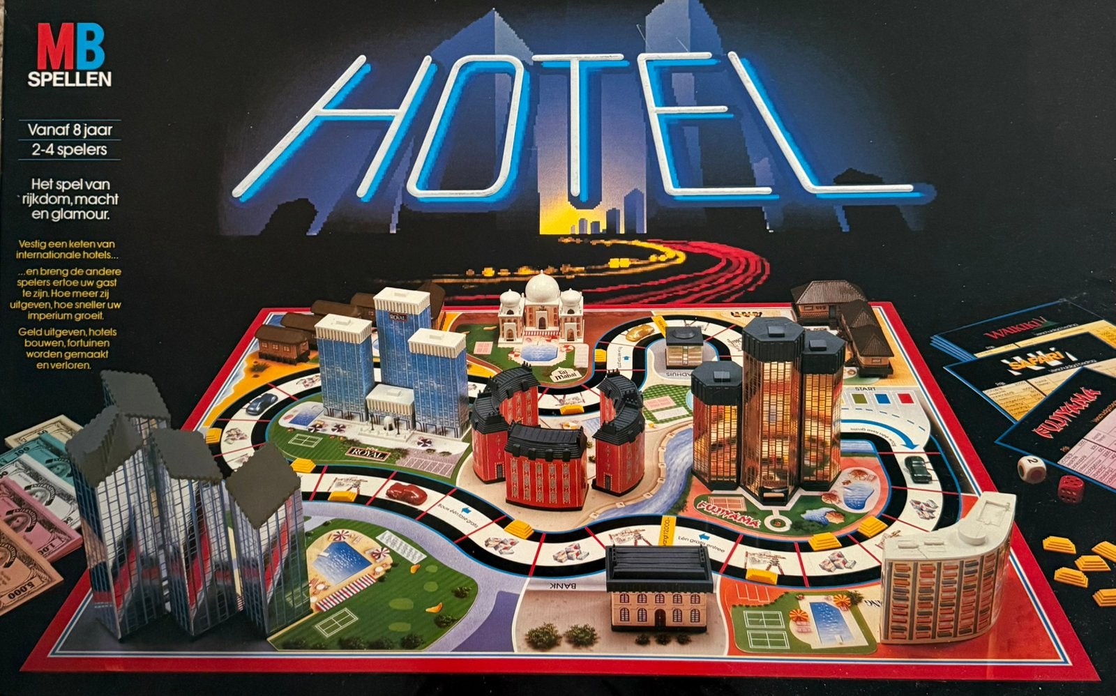 Originele spel Hotel van MB - Compleet en in perfecte staat, Drie of vier spelers, Ophalen of Verzenden, Zo goed als nieuw