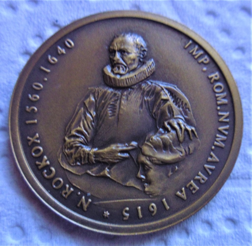 Penning-algemene vergadering E.G.M.P. te Antwerpen in 1985., Postzegels en Munten, Penningen en Medailles, Verzenden, Brons, Buitenland